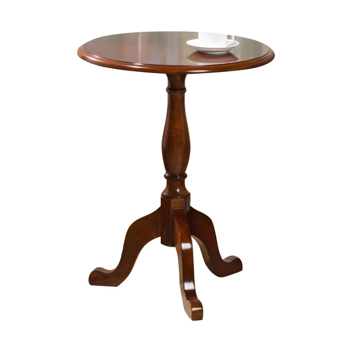 Solid Wood Small Round Table - Image 3