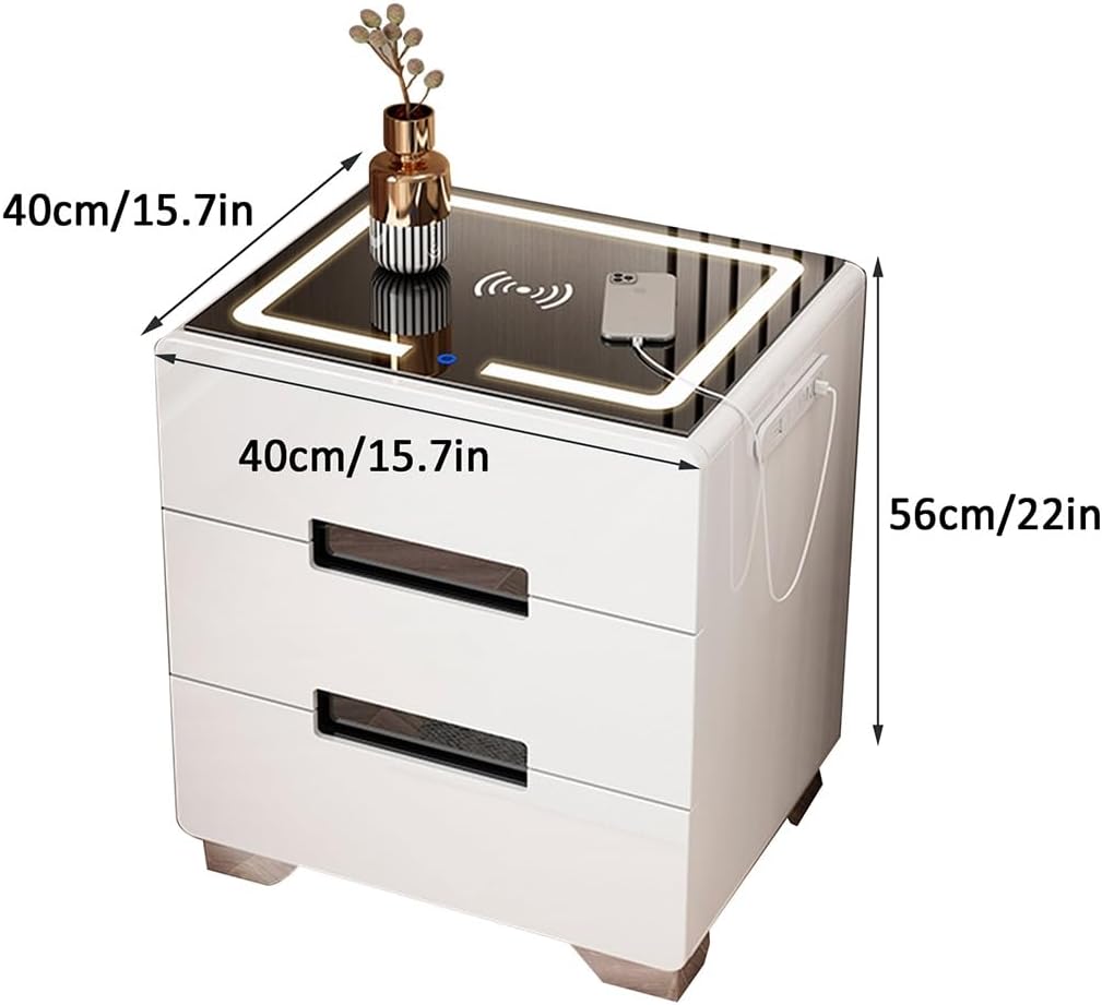 Smart Bedside Table with Lighting - Image 2