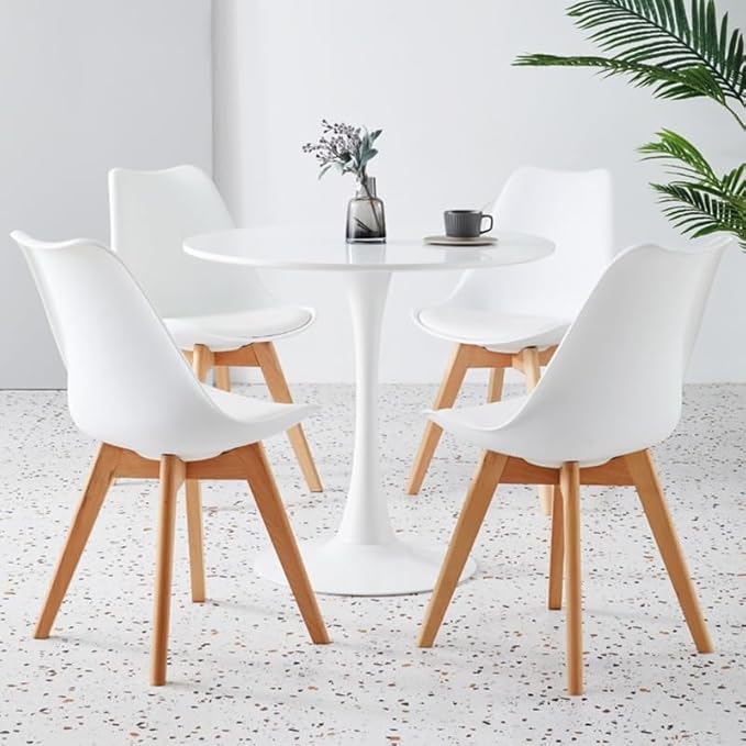 Sleek Modern Dining Set for 4 - Image 3