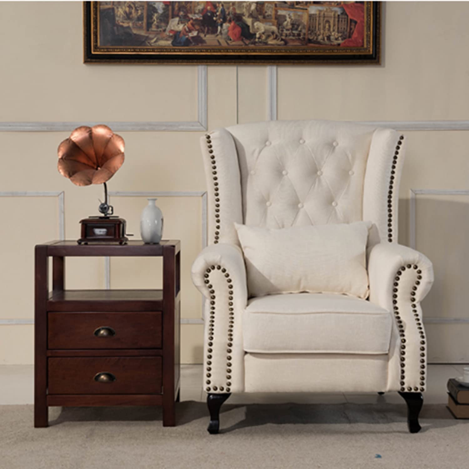 Accent High Back Arm Chair