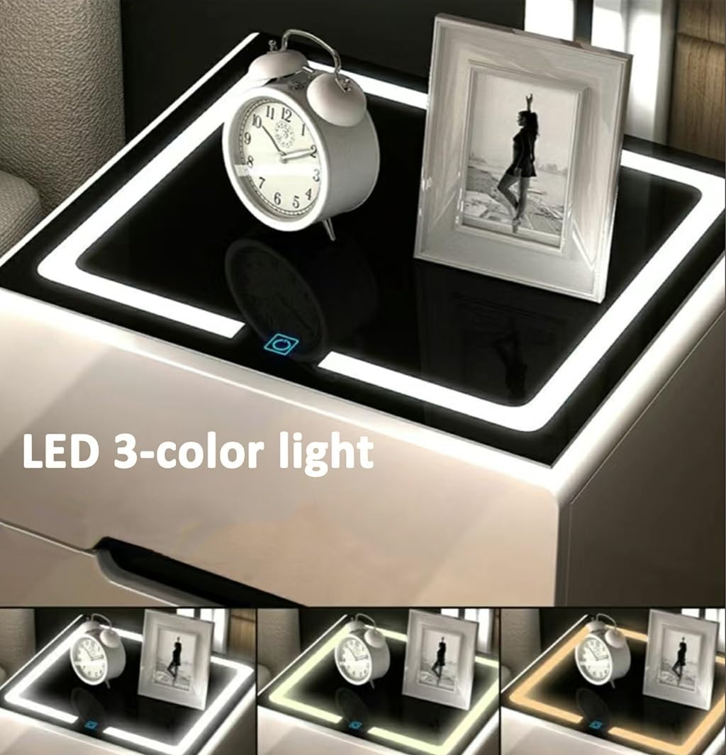 Smart Bedside Table with Lighting - Image 3