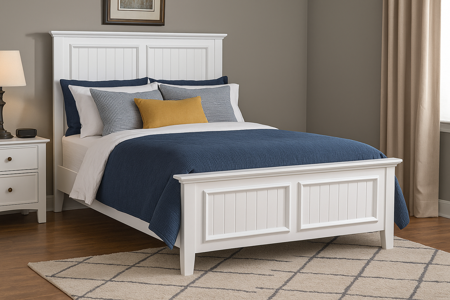 Hardwood Queen Bed