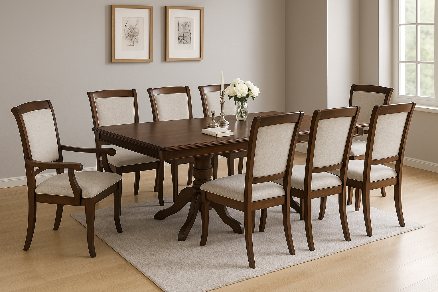 Madrid Premium Dining Table – 8 Seater - Image 3