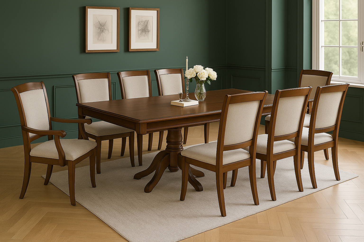 Madrid Premium Dining Table – 8 Seater - Image 2