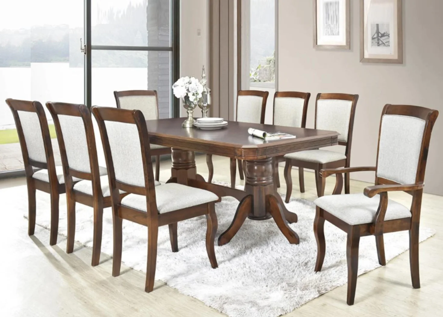 Madrid Premium Dining Table – 8 Seater