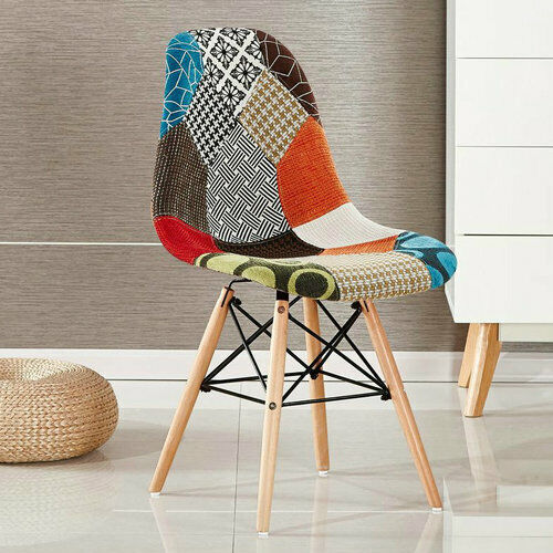 Modern Style Upholstered Side Fabric Chair