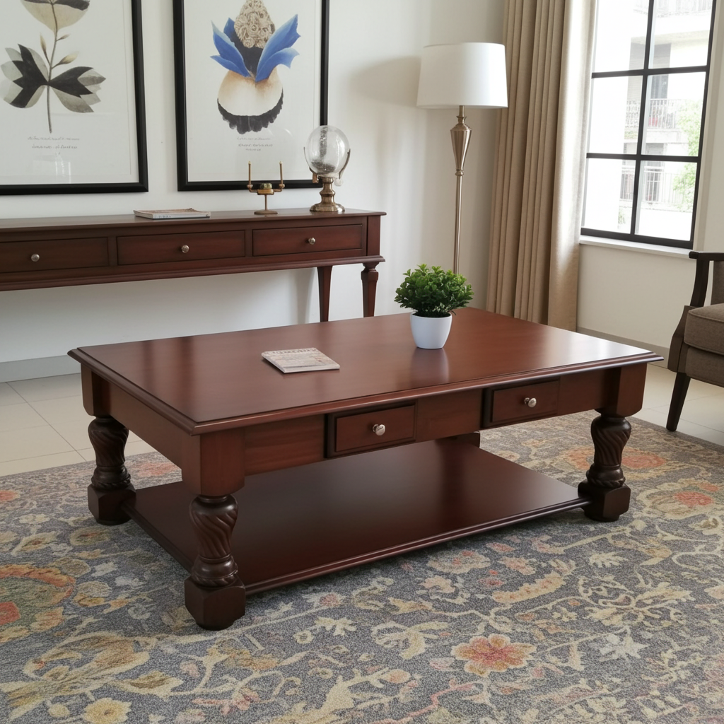 Elegant Wooden Coffee Table